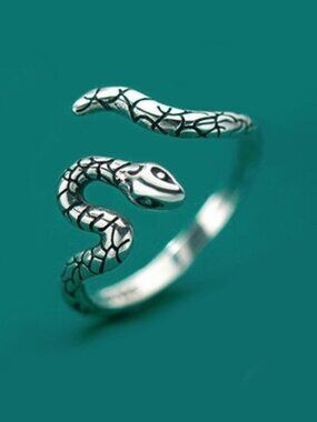 Snake Ring, 925 Sterling Silver Rings, Dainty Ring, Rings for Men, Statement Rin